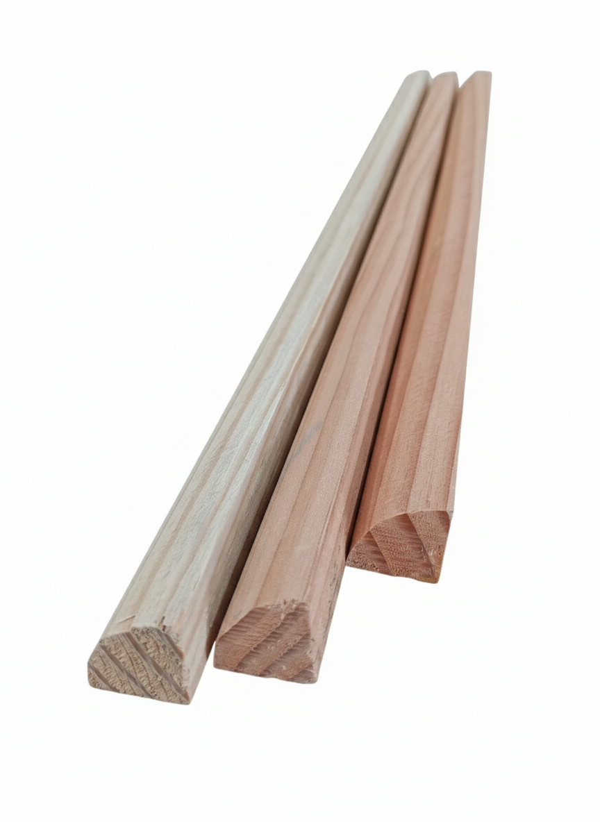 1/4 Rodón Pino Oregón 20x20x2,400mm